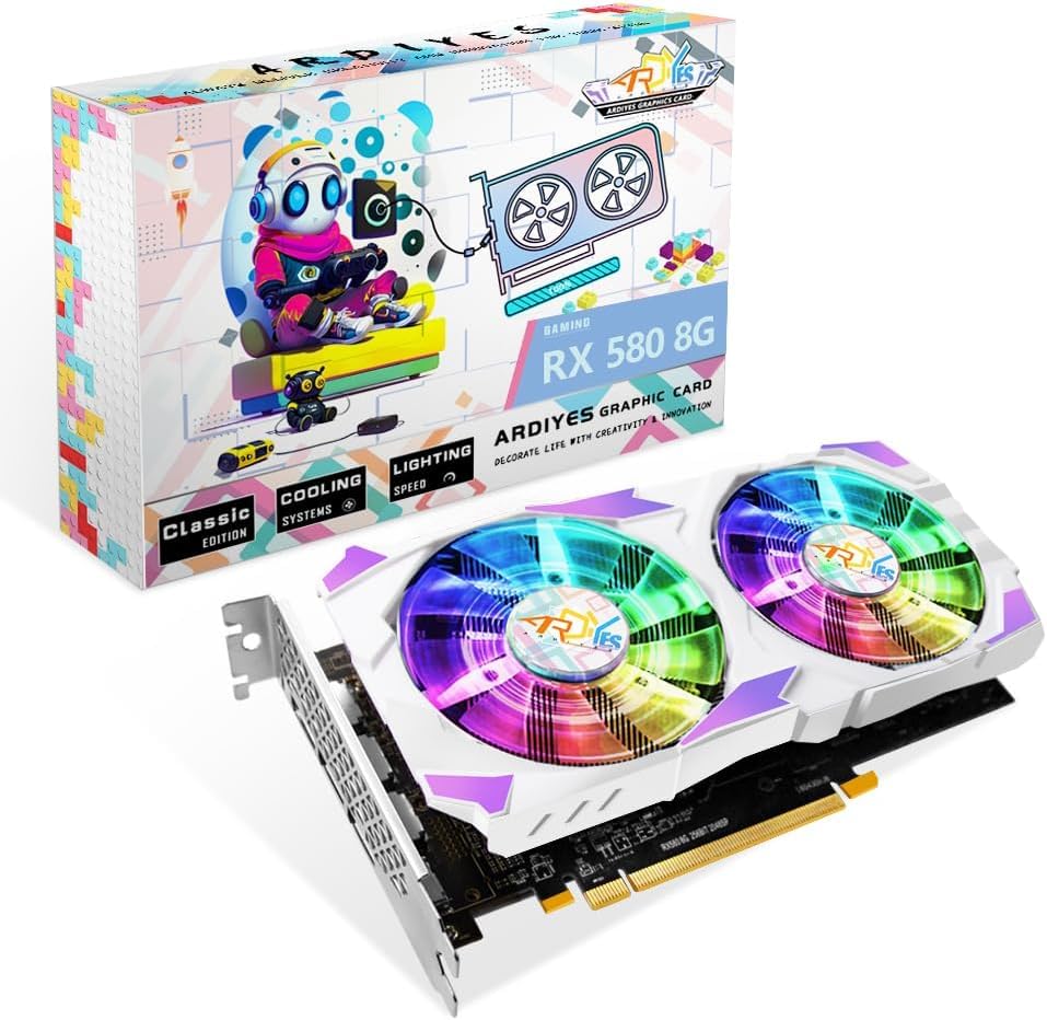 プレイボーイ　トレーディングカード&ケースレア＋100枚以上ペントハウスカード等 Amazon.com: ARDIYES RX 580 8G Graphic Cards (with RGB Fans) Gaming